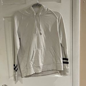 White w/ blue stripes Sweatshirt!